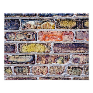 Backsteinmauer Fotodruck