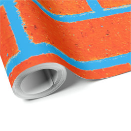 Backsteinmauer-Packpapier Geschenkpapier
