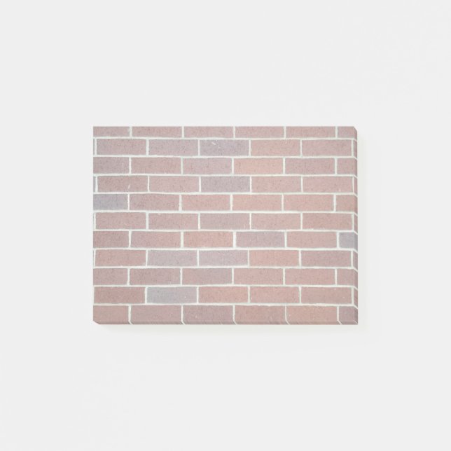 Backsteinmauer Post-it Klebezettel (Vorderseite)