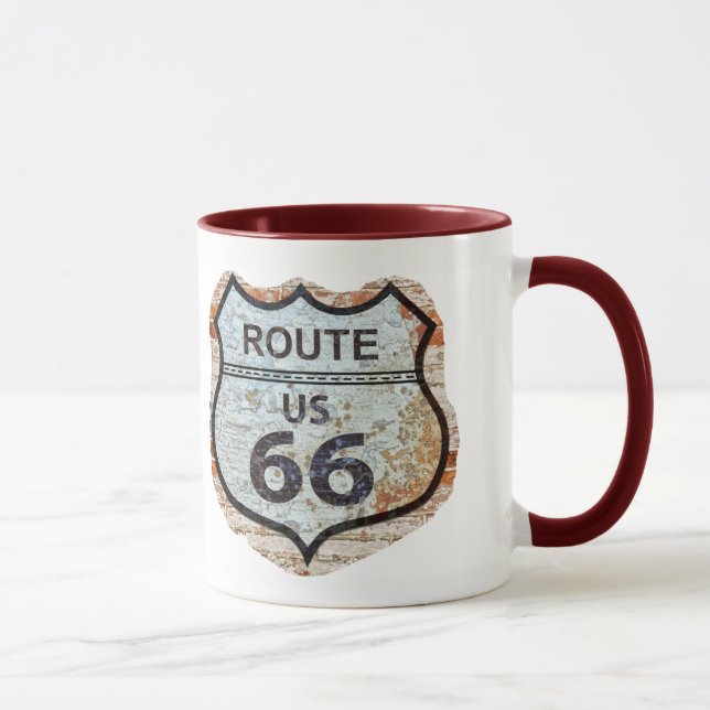 Backsteinmauer-Zeichen Funktelegrafie 66 Tasse (Rechts)