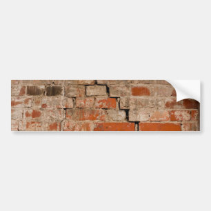 Backsteinwand Autoaufkleber