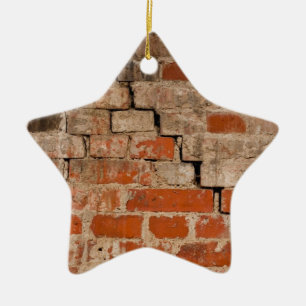 Backsteinwand Keramikornament