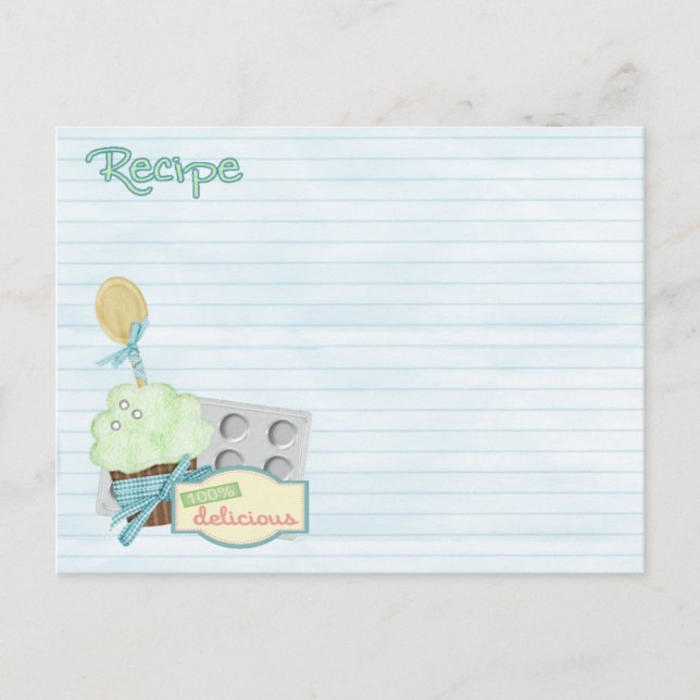 Backtools Rezept Karte (Vorderseite)