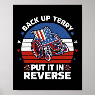 Backup Terry setzen es in umgekehrter Vintagen 4.  Poster