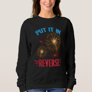 Backup Terry setzen es in Umkehrung 4. Juli Feuerw Sweatshirt