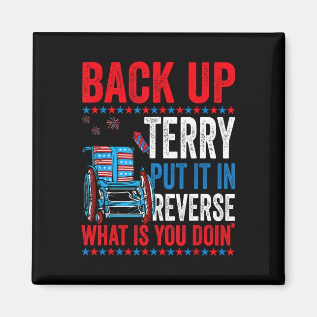 Backup Terry setzen Sie es in umgekehrte Feuerwerk Magnet (Vorne)