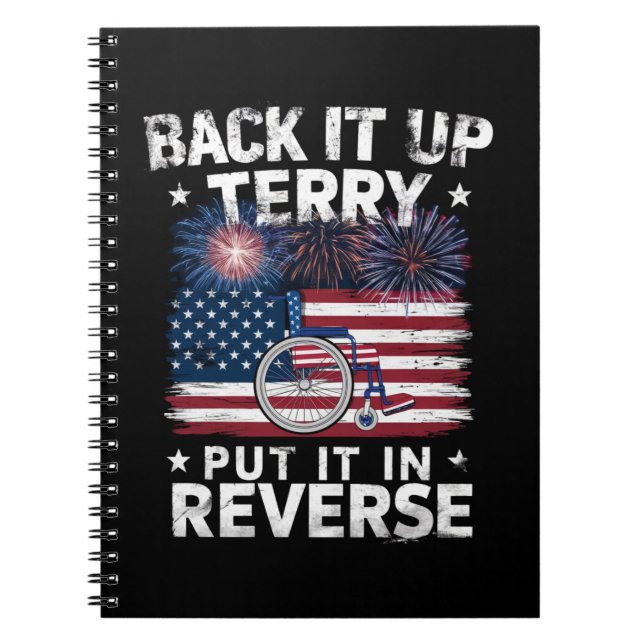 Backup Terry setzen Sie es in umgekehrte Feuerwerk Notizblock (Vorderseite)