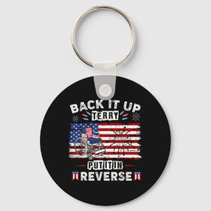 Backup Terry setzen Sie es in umgekehrte Feuerwerk Schlüsselanhänger