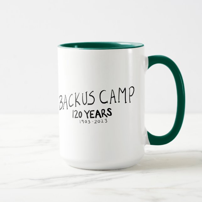 Backus Camp 120 Jahre Tasse (Rechts)