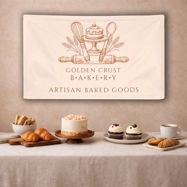 Backutensilien Bäckerei Banner (Von Creator hochgeladen)