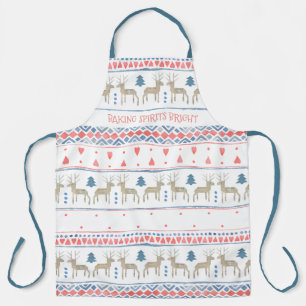 Backwaren Bright Nordic Rentier Fairisle Schürze