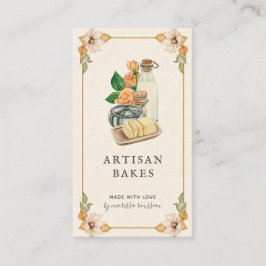 Backwaren & Kochen Zutaten Aquarellbäckerei Bu Visitenkarte