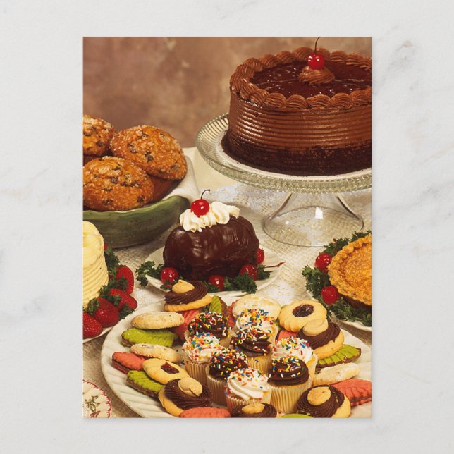 Backwaren Postkarte (Vorderseite)