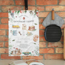 Backwaren Recipe Heirloom Tea Handtücher