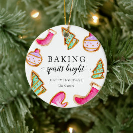 Backwaren Spirituosen Bright Backen Party Einfach Keramik Ornament
