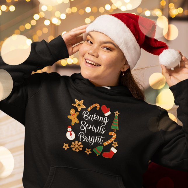 Backwaren Spirituosen Bright Lebkuchen Weihnachtsk Hoodie (Von Creator hochgeladen)