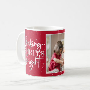 Backwaren Spirituosen Helles Rotes Foto Kaffeetasse