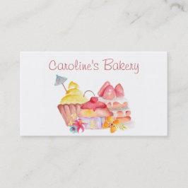 Backwaren und Backwaren Boutique, Süßwaren und Bac Visitenkarte
