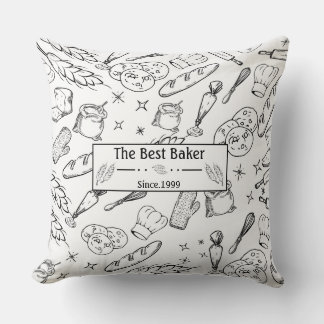 Backwerkzeuge und moderne Bäckereien Kissen