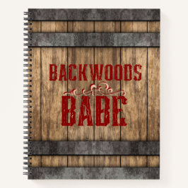 Backwoods Babe Whiskey Keg Bullet Journal Notizbuch