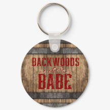 Backwoods Babe Whiskey Keg Schlüsselanhänger