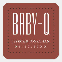 Backyard BabyQ GRILLEN Baby Shower Couples