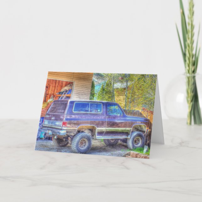 Backyard Blazin' - greeting card Karte (Vorderseite)