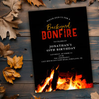 Backyard Bonfire Geburtstagsfeier