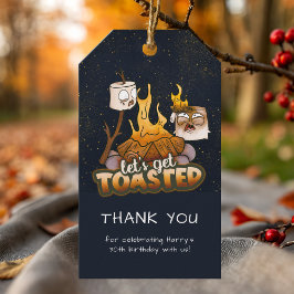 Backyard Bonfire Lass uns Toasted Birthday Gefalle Geschenkanhänger
