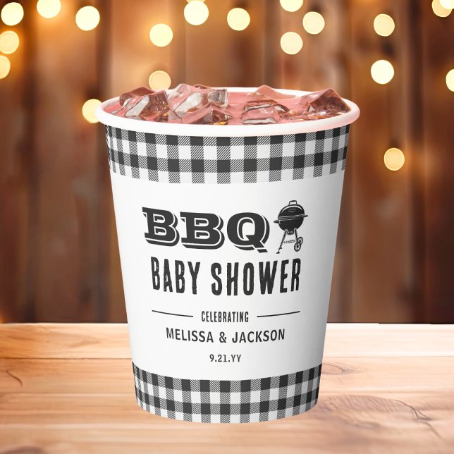 Backyard GRILLEN Baby Dusche Pappbecher (Von Creator hochgeladen)