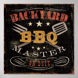 Backyard GRILLEN Master Poster