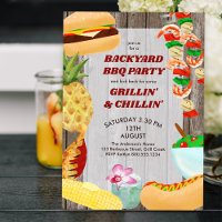 Backyard GRILLEN Party Rustikales Chillin und Gril