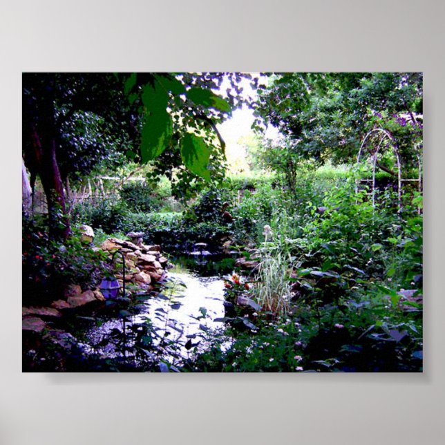 Backyard Pond Poster (Vorne)