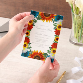 Backyard Summer Floral Graduation Party