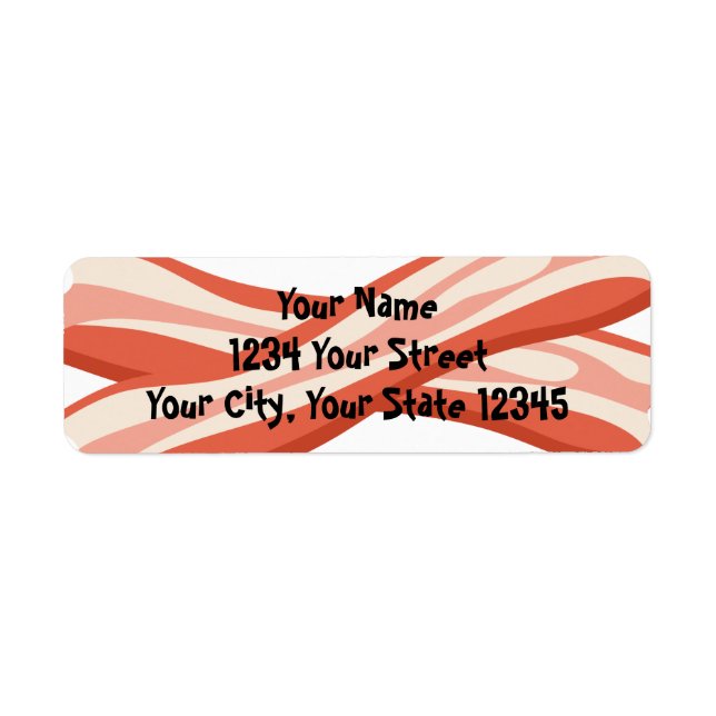 Bacon Address Labels (Vorne)