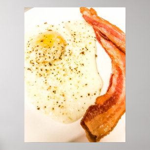 Bacon and Egg Breakfast Poster