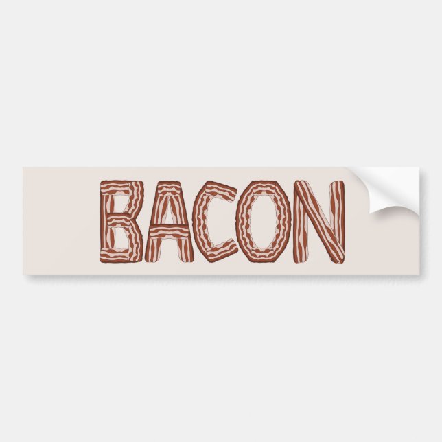 Bacon Autoaufkleber (Vorne)