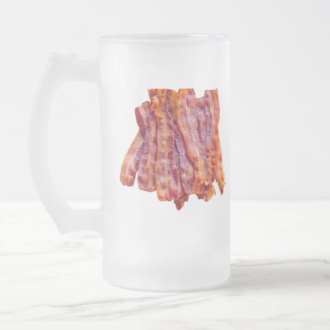 Bacon Bacon Bacon Mattglas Bierglas (Links)