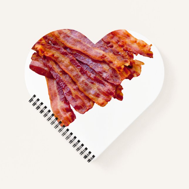 Bacon Bacon Bacon Notizbuch (Vorderseite)