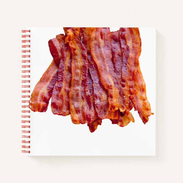 Bacon Bacon Bacon Notizbuch (Vorderseite)