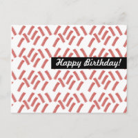 Bacon Birthday Jedes Occament Muster Personalisier