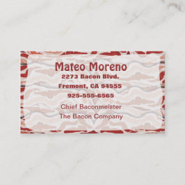 Bacon Business Card Visitenkarte