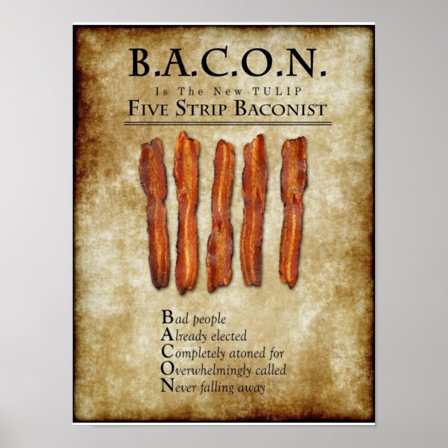 BACON : C'est la nouvelle affiche TULIP (Devant)