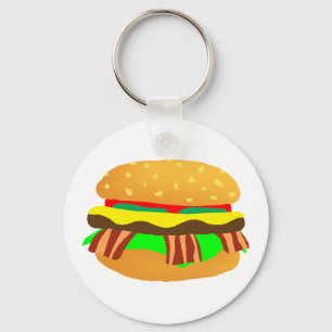 Bacon Cheeseburger Schlüsselanhänger