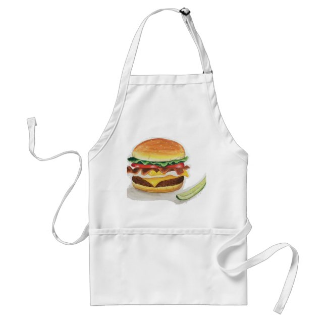 Bacon Cheeseburger Schürze (Vorne)