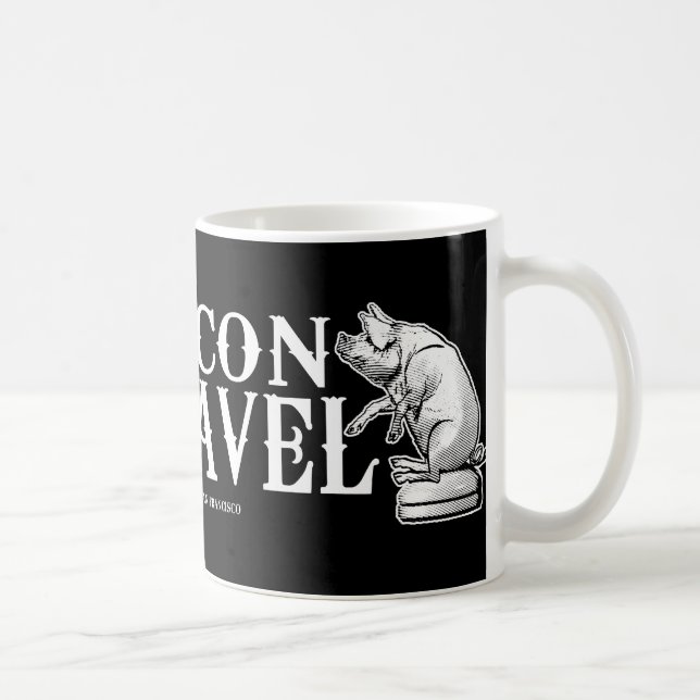 Bacon dabei, überall dabei kaffeetasse (Rechts)
