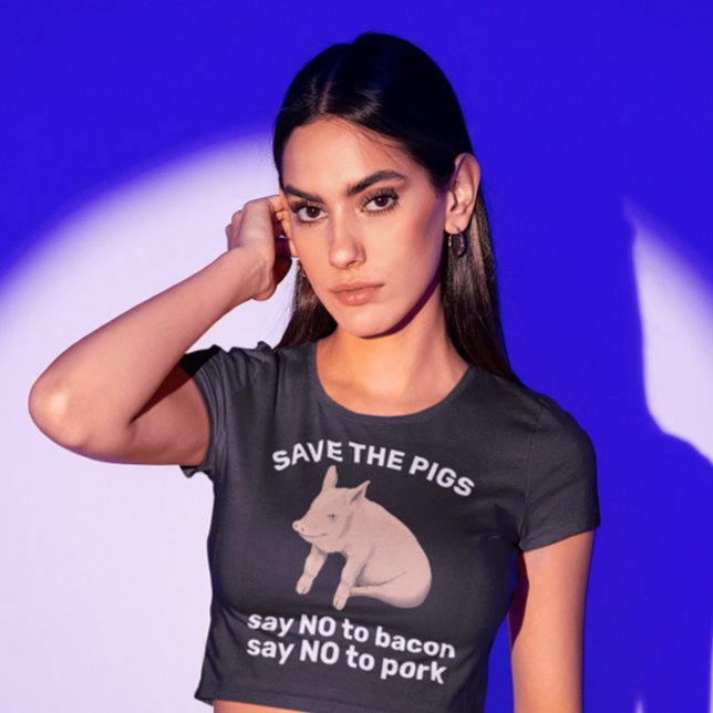 BACON DITES NON - ENREGISTREZ LES T-SHIRTS DE PIGS (Créateur téléchargé)