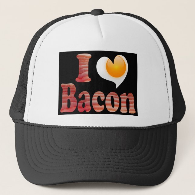 Bacon Egg Lover Hat Truckerkappe (Vorderseite)