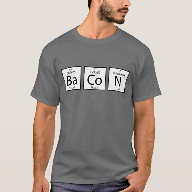 Bacon Elements T-Shirt (Vorderseite)