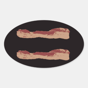 Bacon Equality Ovaler Aufkleber